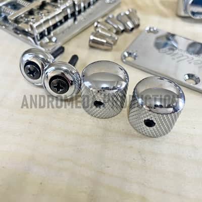 Genuine Hardtail Bridge guitar Sterling by Music Man Valentine JV60 Complete set kits (rare items) image 4
