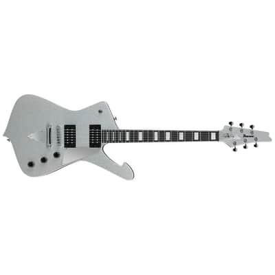 Ibanez PS60SSL Paul Stanley Signature Iceman Guitar - Silver Sparkle image 3