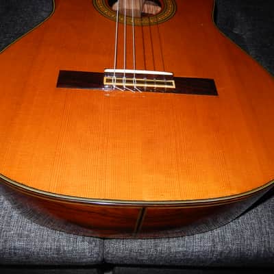RARITY - MADE BY EICHI KODAIRA - ECOLE E500 1977 - RAMIREZ CLASS CLASSICAL CONCERT GUITAR - CEDAR/BRAZILIAN ROSEWOOD image 4