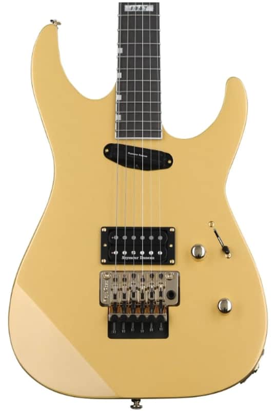 Open Box/Display ESP LTD Mirage Deluxe '87 Guitar, Macassar Ebony Fretboard, Metallic Gold image 1