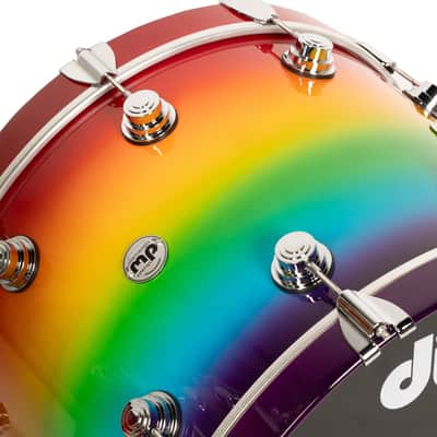 Drum Workshop Collectors Series 4-Piece Shell Kit - Rainbow Fade image 5