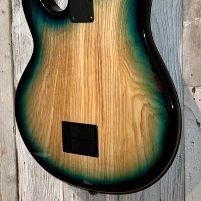 Stunning 2026 Ernie Ball Music Man StingRay Special Electric Bass Guitar - Mean Blue Burst, Ebony Fingerboard image 12