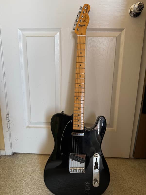 Fender Telecaster with Maple Fretboard 1980 - 1982 - Black image 1