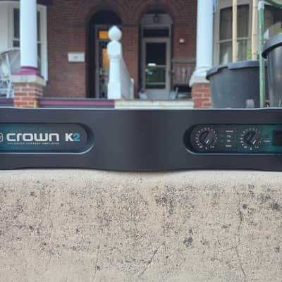 Crown K2 Rackmount Power Amplifier Balanced 2-Ch XLR/TRS Banana Red/Black image 1