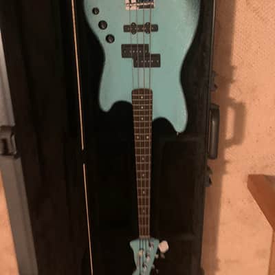 Ocean spray metal flake crook custom guitars electric bass guitars image 4