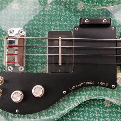 Dan Armstrong ARMUB-1 Fretless RARE Black 1971 Clear image 1