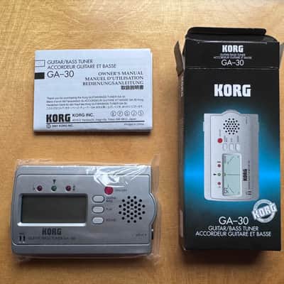 Korg GA-30 2000s - Silver Guitar/Bass Tuner image 1
