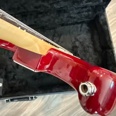 Fender American Deluxe Stratocaster with Rosewood Fretboard 2002 - 2003 - Aged Cherry Burst image 14