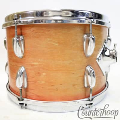 *Slingerland 12x8" Tom Drum 70s Natural Maple Niles Sound King 3-Ply Set-O-Matic image 4