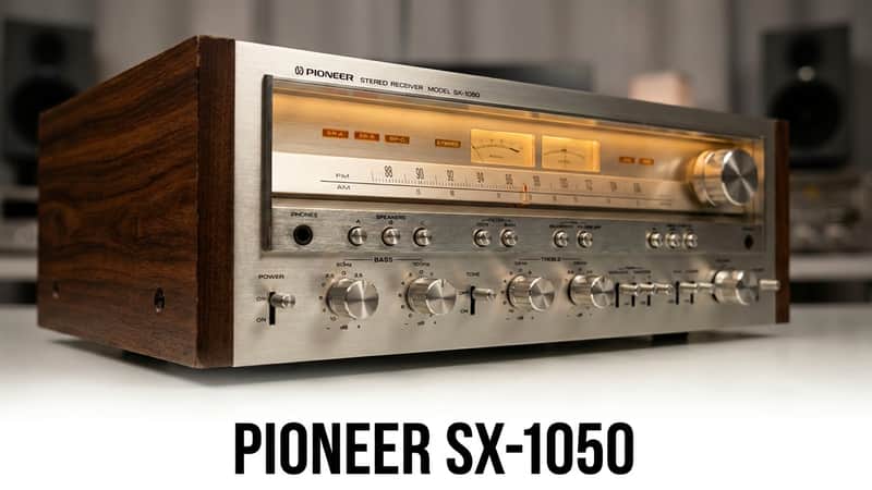 🎶✨ Pioneer SX-1050 Stereo Receiver — Serviced, Receipt Included, LED Dial Glow, Cleaned & Bench Tested, Wood Case
