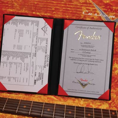 Fender 2021 Custom Shop Masterbuilt Dale Wilson '61 Stratocaster Heavy Relic in Melon Candy To Candy Apple Red Over 3-Tone Sunburst image 8