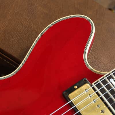 1986 Gibson BB King Lucille Electric Guitar Cherry Red + OHSC image 3