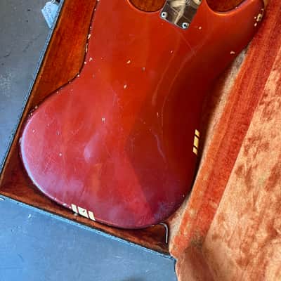 First Year! Fender Mustang 1968 - Competition Red image 5