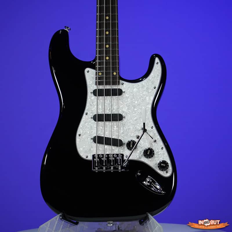 Carparelli Jamescaster Tremolo Bass BK image 1