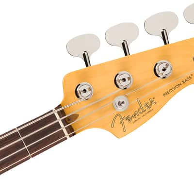 Fender American Professional Classic Precision Bass Rosewood FB Faded Sherwood Green Metallic with Bag image 5