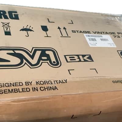 Korg SV1-73 Stage Vintage Digital Piano 2018 - Present - Black with White / Black Keys