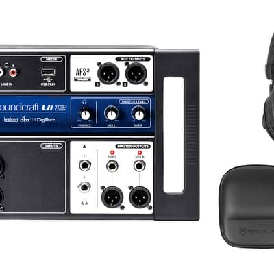 Soundcraft Ui12 12 Input Digital Mixer w/Wifi+App Control+Recording+Headphones image 12