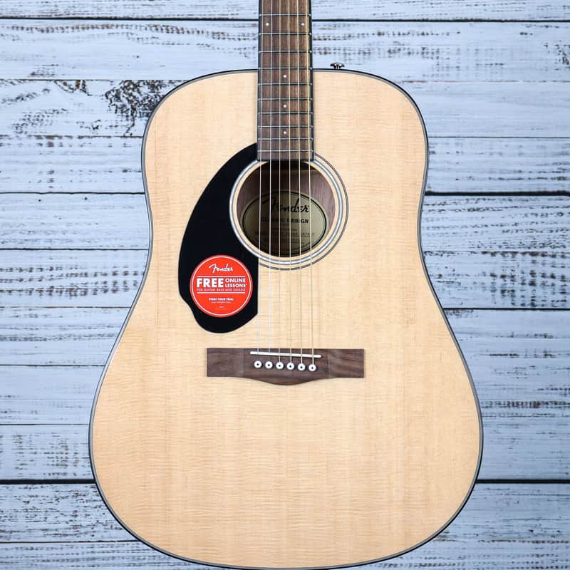 Fender CD-60S Dreadnought Left-Handed Acoustic Guitar | Natural (IN-STOCK) image 1