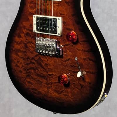 2024 Paul Reed Smith SE Custom 24 Quilt Package Color:Black Gold Sunburst image 4