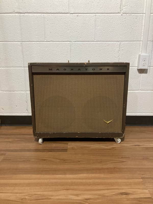 Magnatone Model 260 Custom 200 Series 2-Channel 35-Watt 2x12" Guitar Combo 1950s - Brown image 1