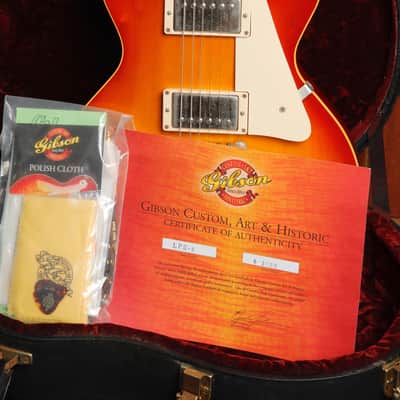 Gibson Custom 1958 Les Paul Standard VOS Cherry Sunburst Electric Guitar 2003 Pre-Owned image 22