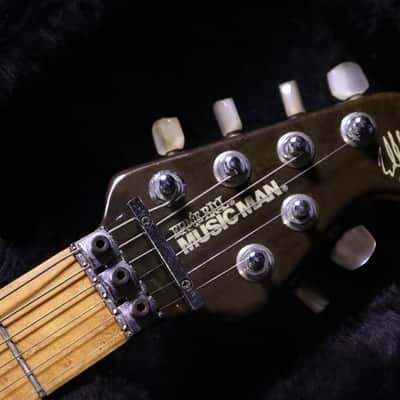 Music Man EVH Eddie Van Halen Signature 199x Trans Black image 3