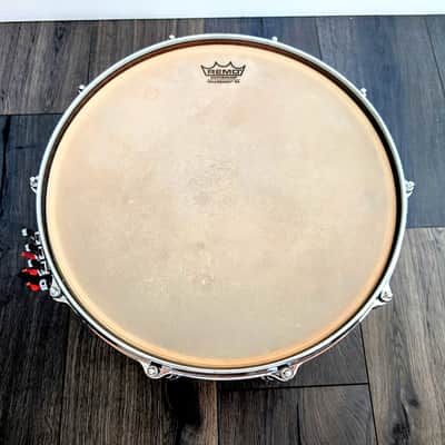 Pearl Masters Series Symphonic Custom Snare Drum 14" x 6.5" Made in Taiwan 10 Lug Dennis Chambers Style Throw Off image 6