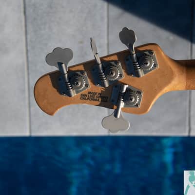 1994 Ernie Ball Music Man StingRay 3 EQ  - Killer Ash Body w Natural Gloss - Made in the USA image 3