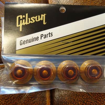 Gibson PRHK-030 Top Hat Knobs (Vintage Amber) (4 pcs.) Bild 1
