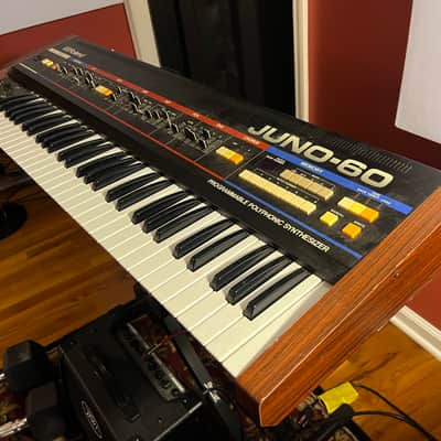 Roland Juno-60 61-Key Polyphonic Synthesizer 1982 - 1984 - Black image 4