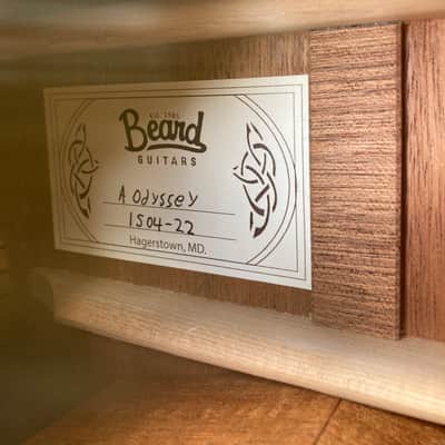 Beard Guitars A-Odyssey round neck resonator image 3