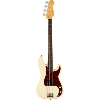Fender American Professional II Precision Bass RW (Olympic White) - 4-String Electric Bass image 1