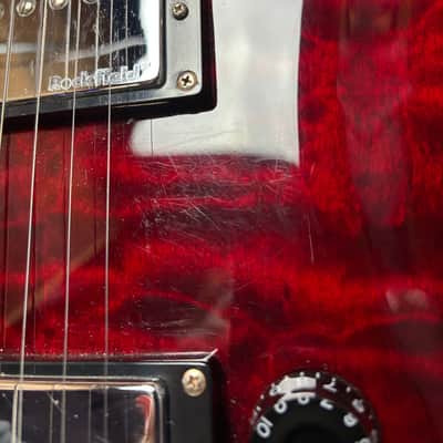 Pre-owned BC Rich Mockingbird Special X Trans Red w/bag image 5