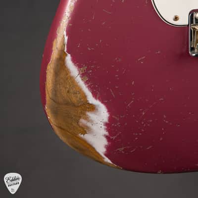 2023 - Fender Custom Shop Eddie's Guitars Exclusive Dealer Select Roasted 1963 Stratocaster Heavy Relic - Dusk Plum image 17
