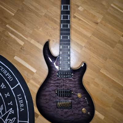 ESP LTD JR-7 Javier Reyes Signature Series 2022 - Present - Faded Blue Sunburst image 1
