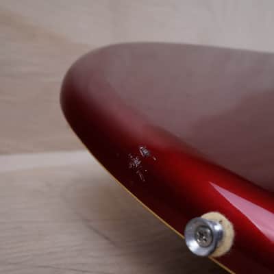 Teisco SPB-200 Spectrum Bass MIJ 2000 Metallic Red Short Scale 30' Japan w/ Bag image 10