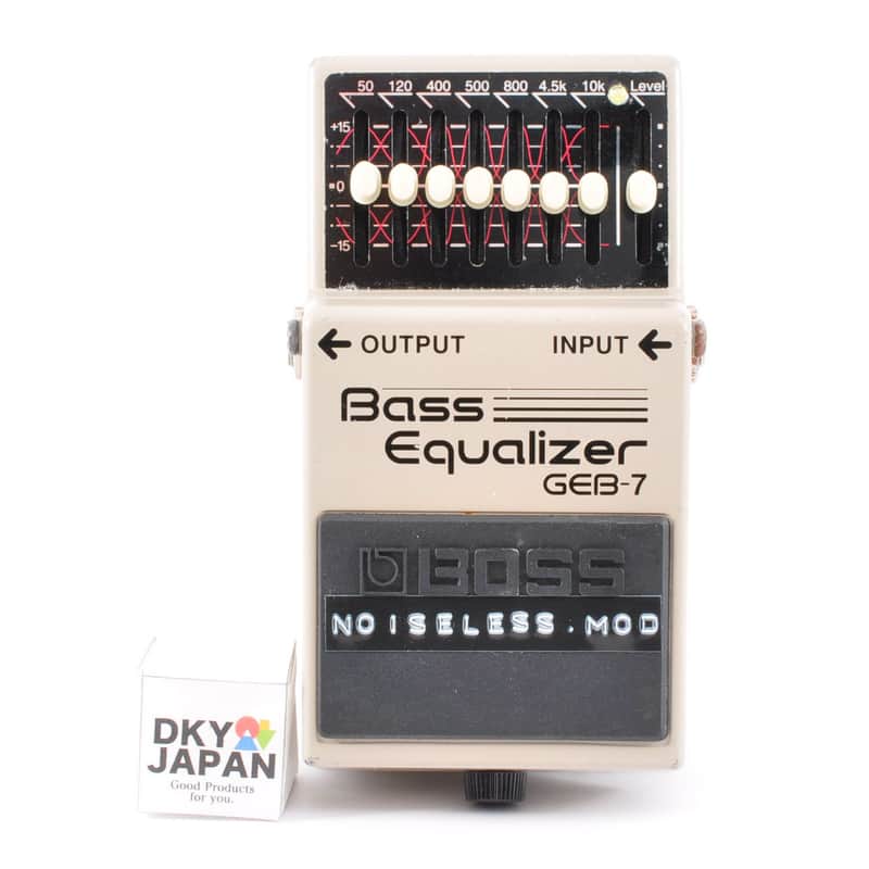 Boss GEB-7 Modified Noiseless Equalizer Made In Taiwan 2008 Effects Pedal Used From Japan #HW92743 image 1