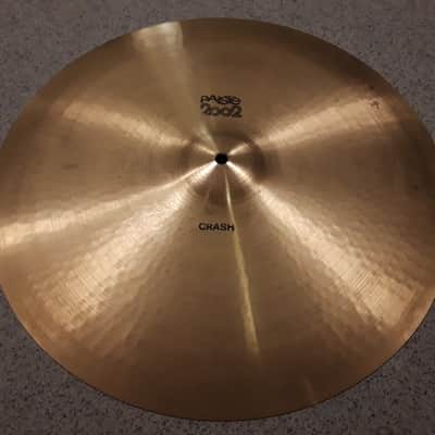 Paiste 20" 2002 "Black Label" Crash Cymbal 1971 - 1980