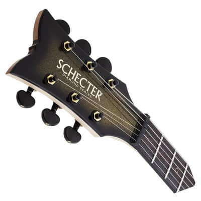 Schecter Tempest 50th Anniversary Left-Handed Electric Guitar - Gold Burst image 4