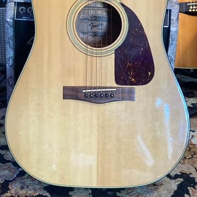 Fender Model 210 Dreadnought Acoustic 1980s Natural image 1