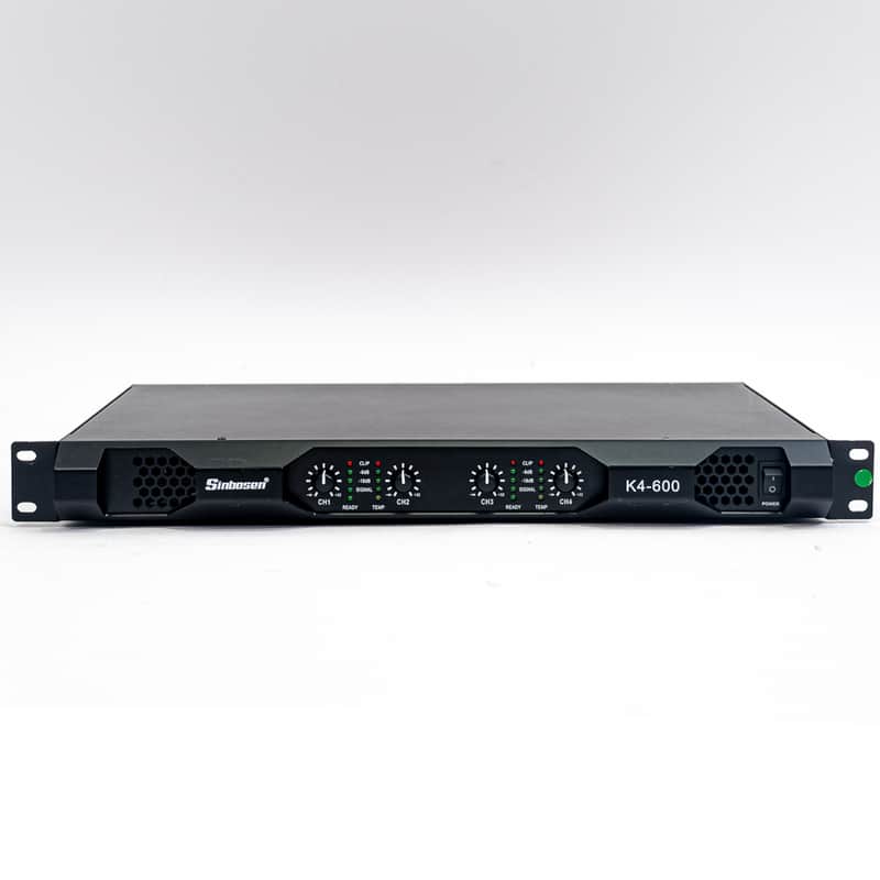 Sinbosen K4-600 1U Class D Digital Power Amplifier – 4-Channel, 600 Watts image 1