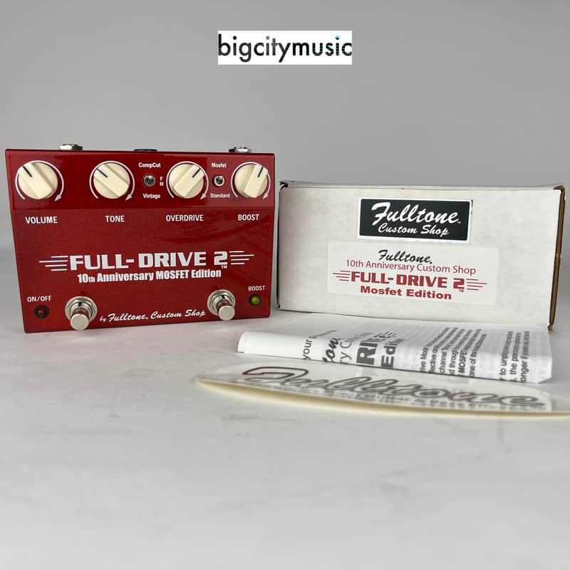 Fulltone Full-Drive 2 10th Anniversary MOSFET 2000s - Red image 1