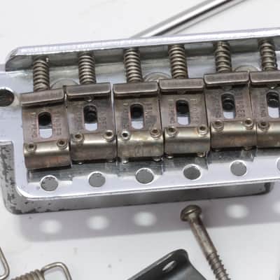 Aged Pre-CBS 50's Tremolo Vintagecorrect, Pat. Pend.Saddles, Made in UK image 1