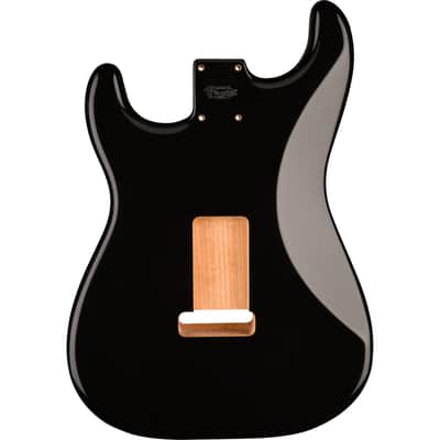 Genuine Fender Classic Series 60's Stratocaster SSS Alder Body Vintage Bridge Mount, Black image 3