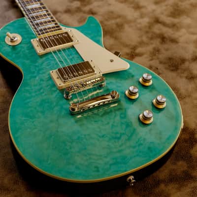 Epiphone Les Paul Standard '60s Quilt Top 2021 - 2025 - Transparent Blue image 5