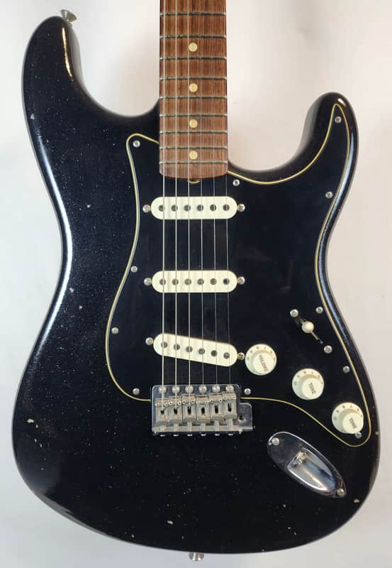 Fender Custom Shop Time Machine '63 Stratocaster Journeyman Relic, Black Sparkle, Closet Classic Hardware, AAA Rosewood FB, w/HSC image 1