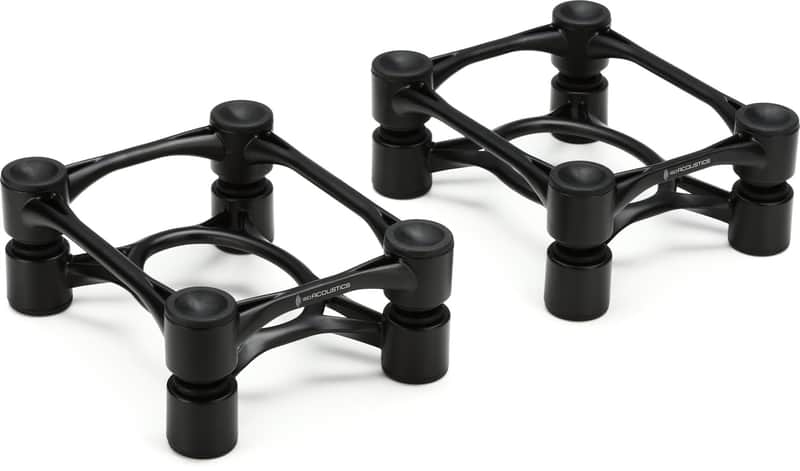 IsoAcoustics Aperta Isolation Stand - Black (Pair) image 1