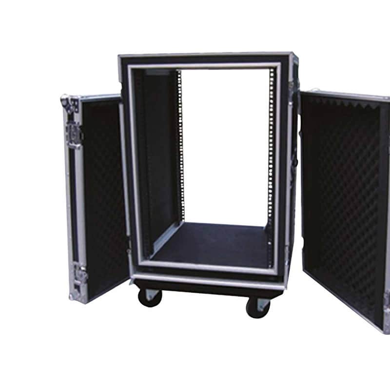 ProX T-12RSPW 12U Space Shockproof Amp Rack ATA Flight Case 20" Depth image 1
