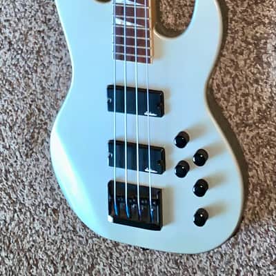 Jackson X Series Concert Bass Quicksilver  with bound neck and matching headstock  electric bass guitar, active electronics image 3