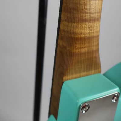 Brown Bear Guitars Telecaster roasted alder/flame maple in Seafoam Green Nitro image 13